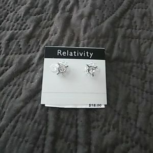 Relativity stud Crystal & Ice Earrings